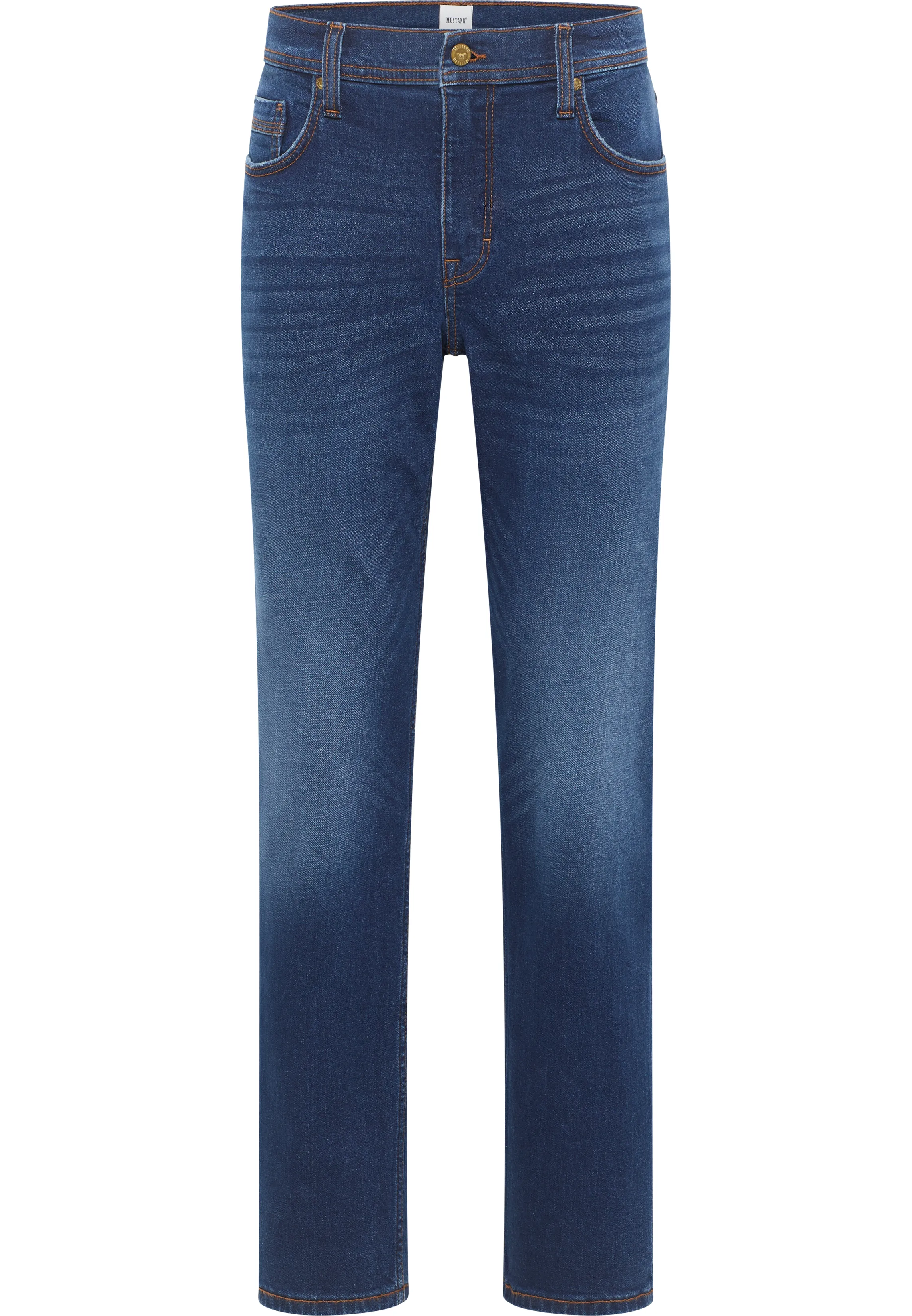 Tall Mustang Jeans Washington Straight L36 & L38 pouce, bleu moyen