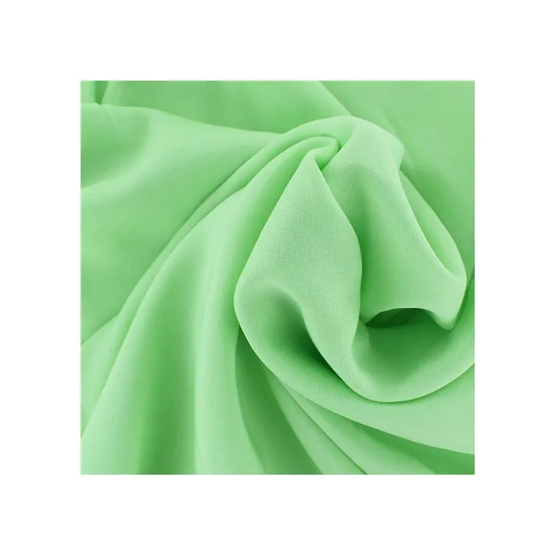 Tissu viscose chemisier vert d'eau