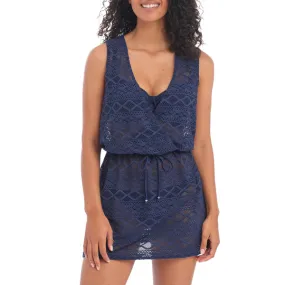 Tunique de plage façon crochet Sundance denim de Freya Swim