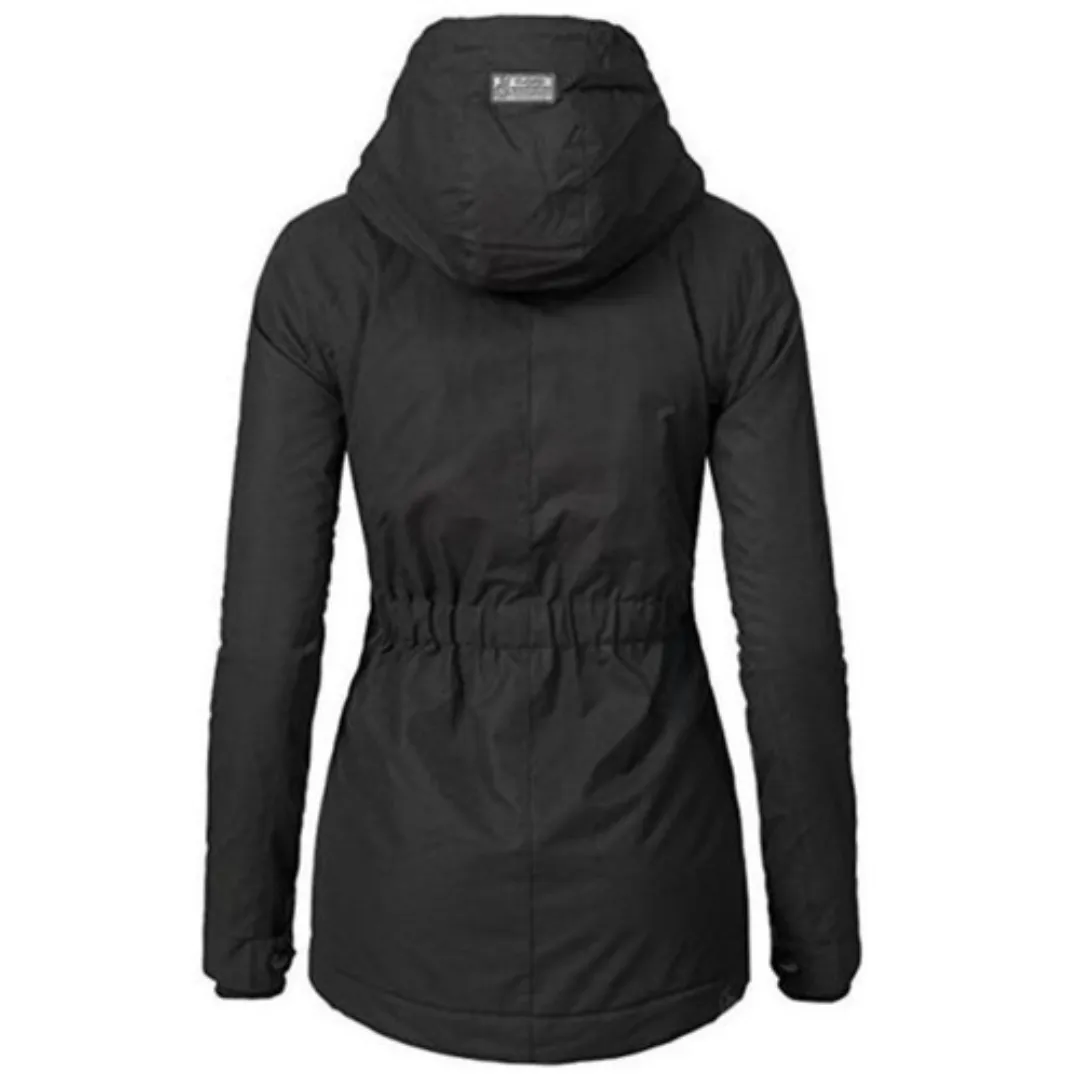 Uneza | Veste Parka Courte D'hiver Pour Femme | Capuche