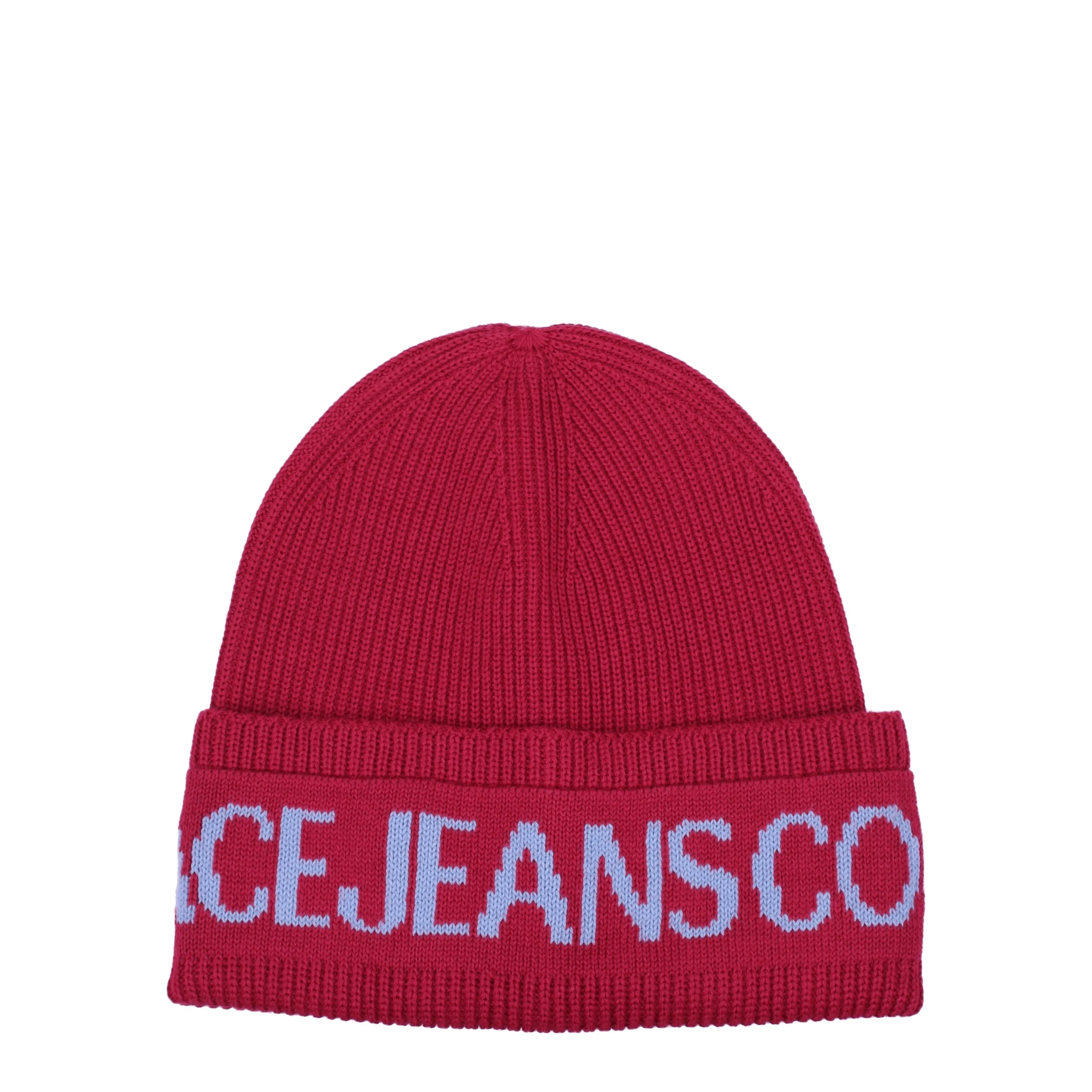 Versace Jeans Couture Hats Femmes acryliques Fuxia / Lollipop