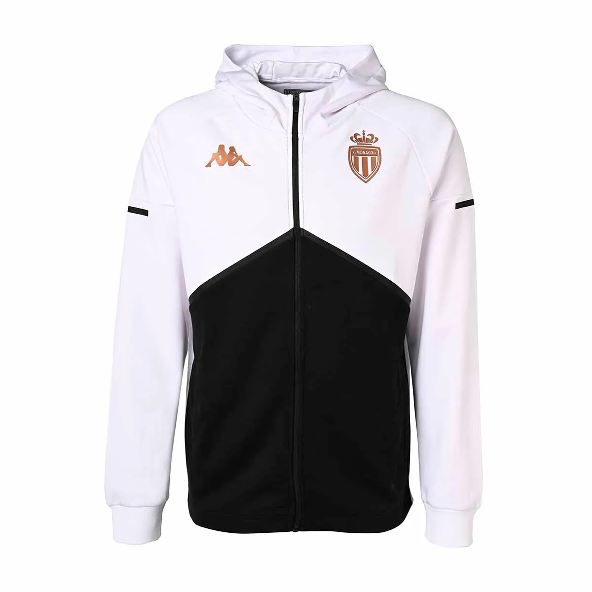 Veste Arufeo AS Monaco 24/25 Blanc Homme