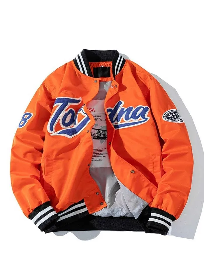 Veste Baseball Orange