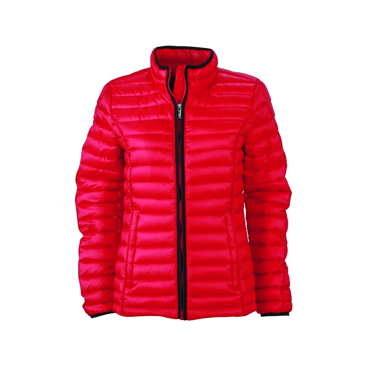 Veste matelassée duvet - doudoune anorak FEMME - JN1081 - rouge 