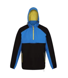 Veste softshell anorak homme noir / bleu foncé Regatta