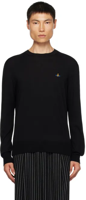   Vivienne Westwood  Black Embroidered Sweater