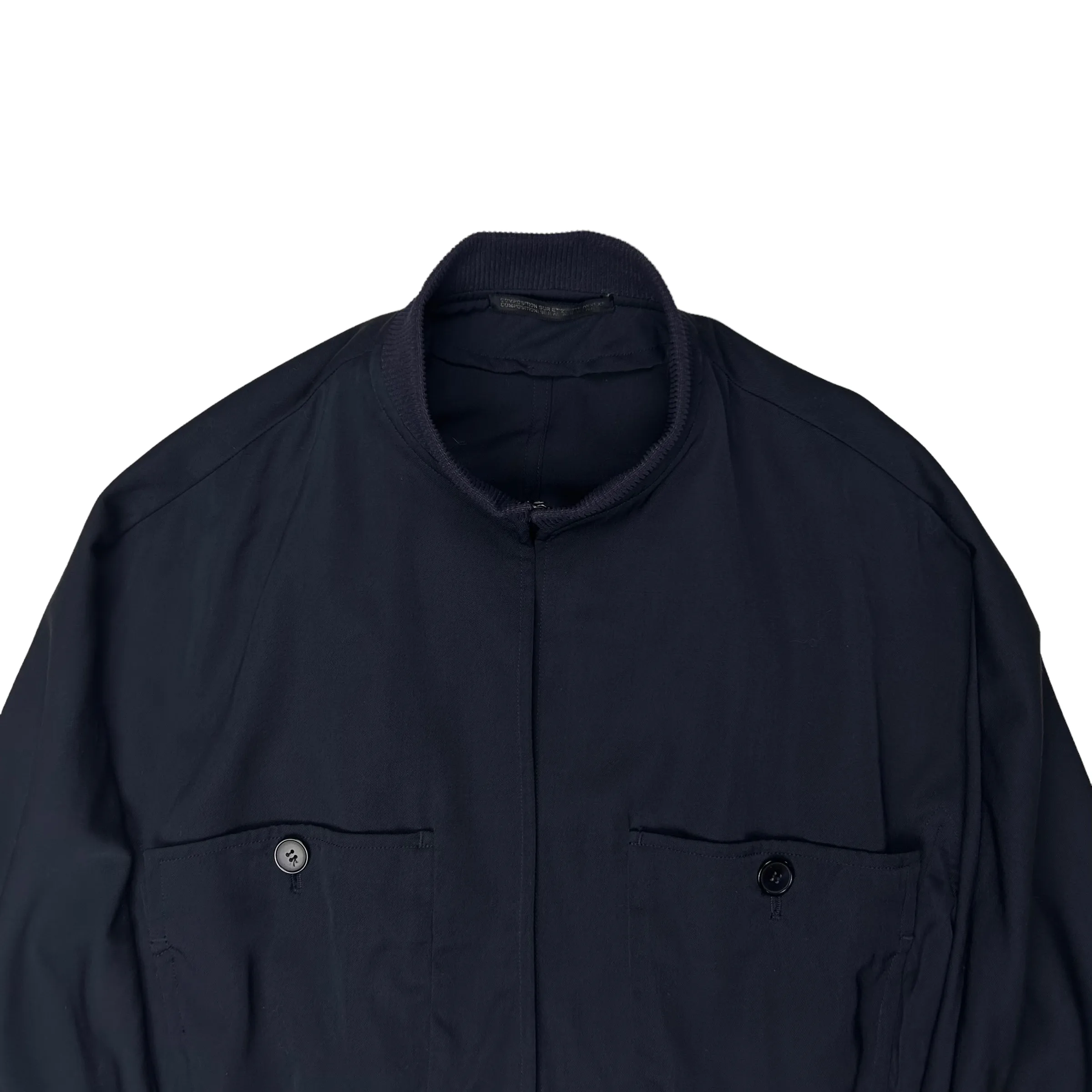 Yohji Yamamoto Cropped Open Bomber Jacket - SS12